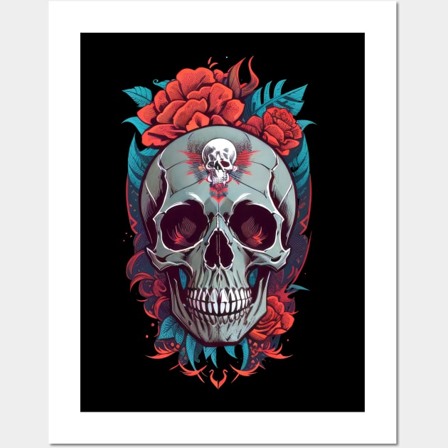 Mexican the day of the dead Wall Art by Buff Geeks Art